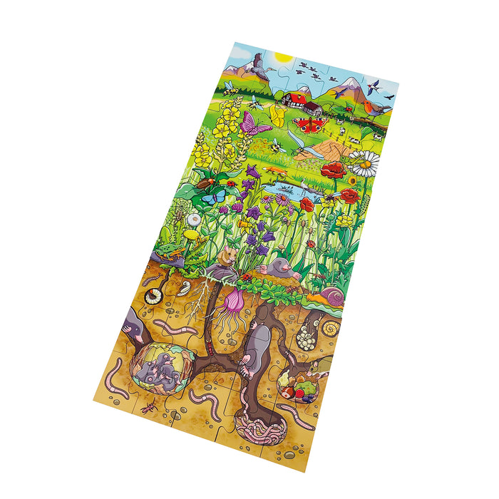 Discover The Flower Meadow Floor Puzzle