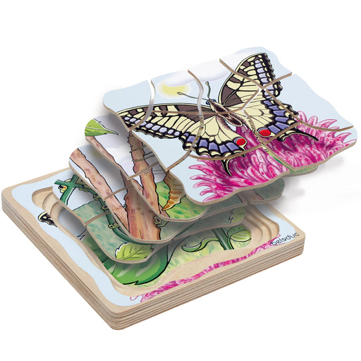 Beleduc - Layer Puzzle Butterfly