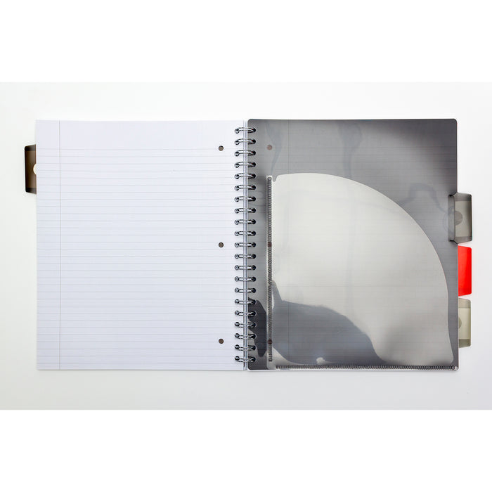 Metallic Green Letter Notebook 3ct Subject Divider