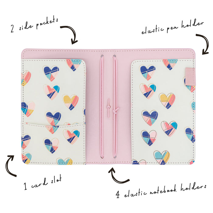 A6 Notebook & Passport Holder Pink Ballerina