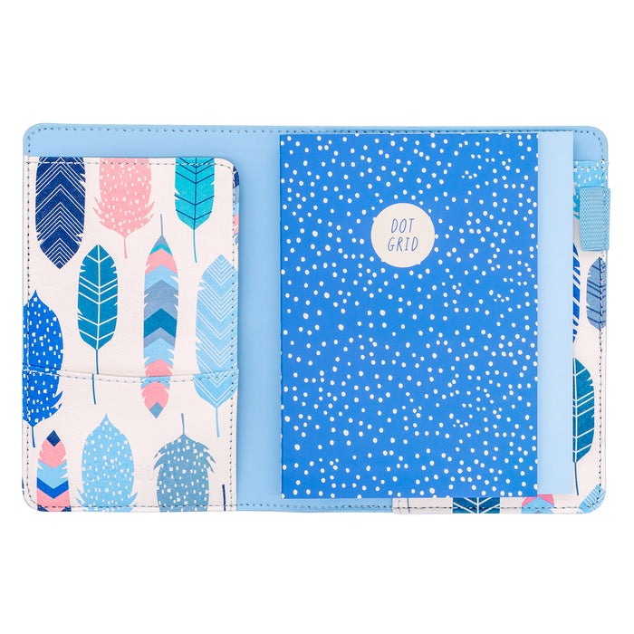 Sky Blue Notebook & Passport Holder A6