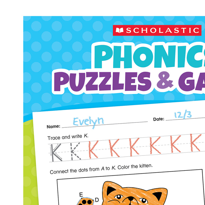 Phonics Puzzles & Games Gr Prek-k