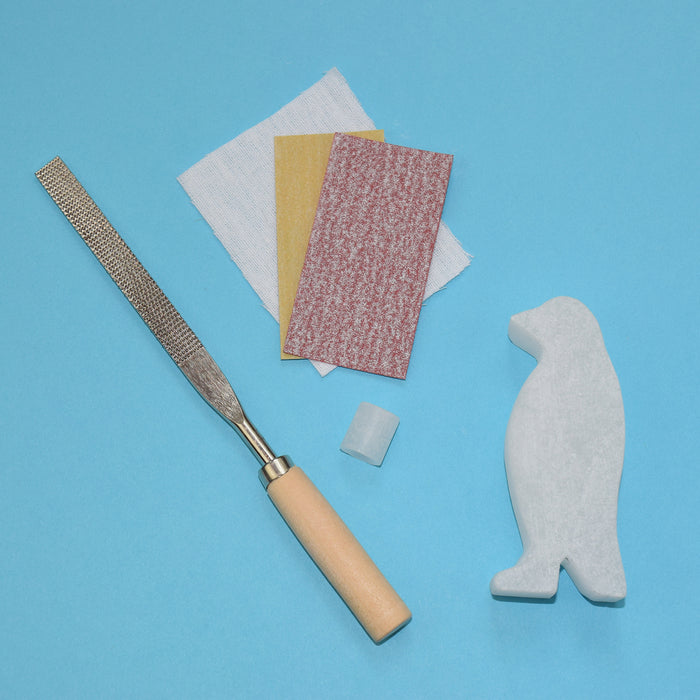 Penguin Alabaster Carving Kit