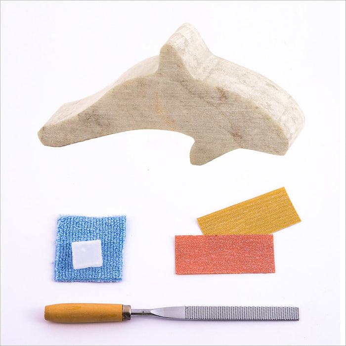Turtle & Orca 2 Soapstone Carving Kit