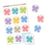 Garden Butterflies Tear & Share Stickers®, 60 Per Pack, 6 Packs
