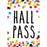 Confetti Hall Pass with Lanyard, 4 Per Pack, 3 Packs