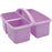 Plastic Storage Caddy, Lavender, Pack of 6