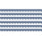 (6 Pk) Aegean Blue Scalloped Border