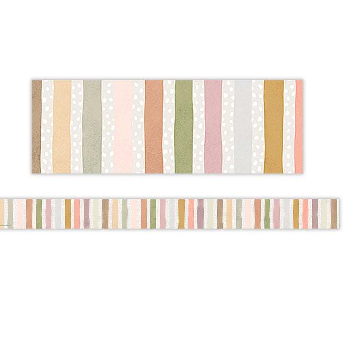 Terrazzo Tones Stripes Straight Border Trim, 35 Feet Per Pack, 6 Packs