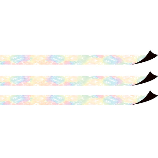 Pastel Pop Tie-Dye Magnetic Border, 24 Feet Per Pack, 3 Packs