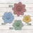 Cottage Charm Paper Flowers, Pack of 4