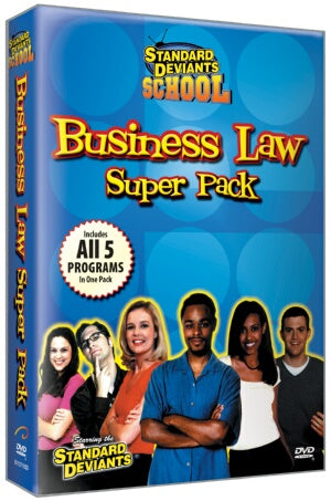 Standard Deviants School Business Law (5 Pack)