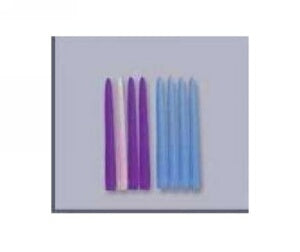 Candle-Advent-15" Refill Candles-4 Blue DISCONTINUED: 05/22/2013