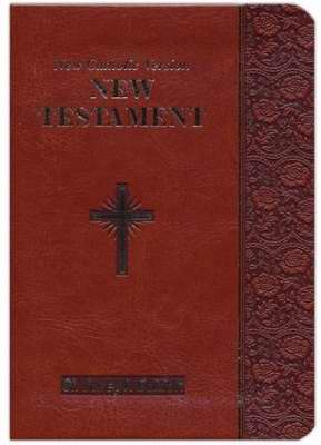 New Catholic Version St. Joseph Edition Vest Pocket New Testament-Brown Imitation Leather