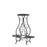 Hourglass Iron Plant Stand For Three Plants