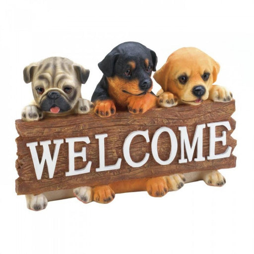 Dog Welcome Plaque