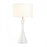 Sleek Modern White Table Lamp