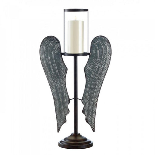 Angel Wings Farmhouse Candle Holder