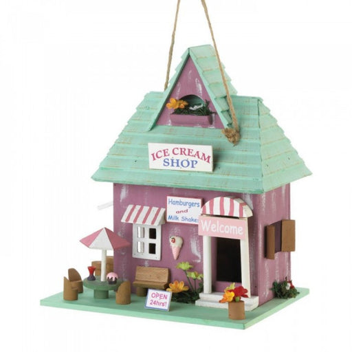 Ice Cream Shop Birdhouse