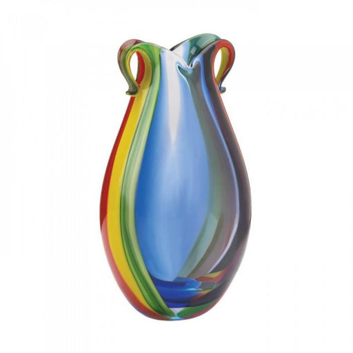 Kaleidoscope Art Glass Vase