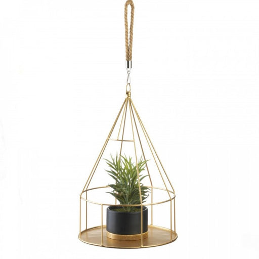 Hanging Plant Holder With Round Base