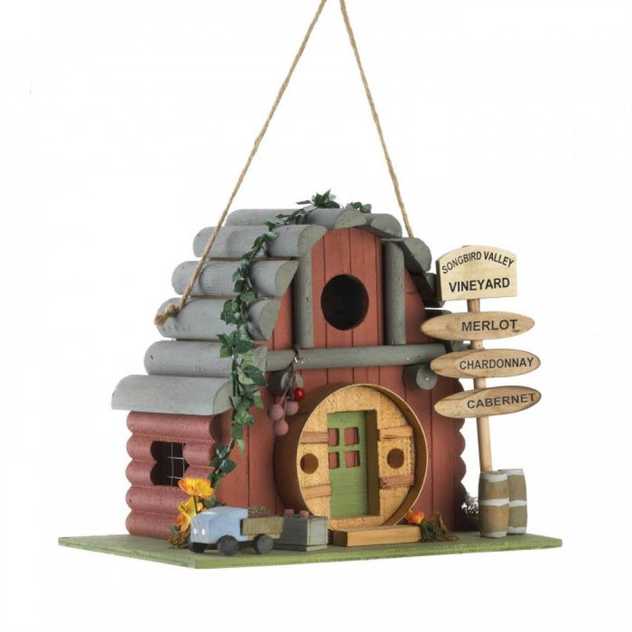 Vintage Winery Birdhouse