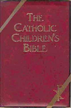 Catholic Children's Bible-Maroon Imitation Leather