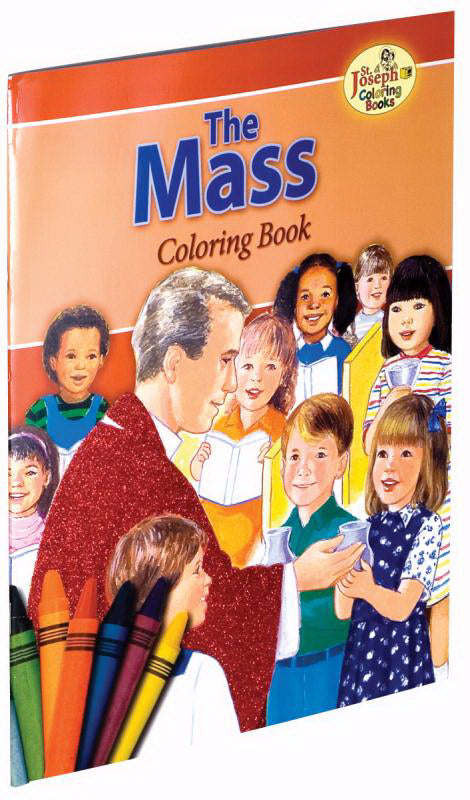 Mass (St. Joseph Coloring Book) (Pack Of 10) (Pkg-10)