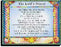 Chart-Lords Prayer (Trespasses) Wall (Laminated Sheet) (19" x 26")