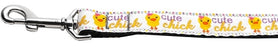 Cute Chick Nylon Dog Leash 5/8 inch wide 6ft Long