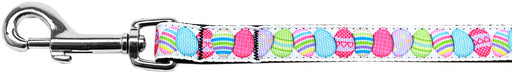 Easter Egg Nylon Ribbon Pet Leash 5/8 inch wide 4Ft Lsh
