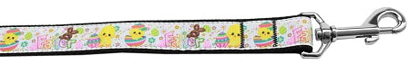 Happy Easter Nylon Dog Leash 3/8 inch wide 6ft Long