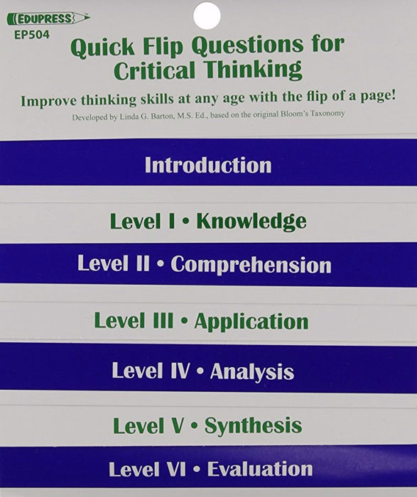Quick Flip Questions For Critical Thinking