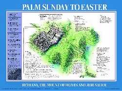 Chart-Palm Sunday To Easter Wall (Laminated Sheet) (19" x 26")