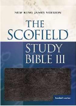 NKJV Scofield Study Bible III-Black Bonded Leather Indexed