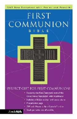 GNT First Communion New Testament-Black Leatherlook