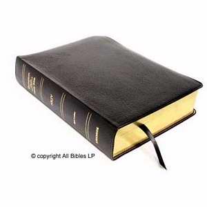 NKJV Thompson Chain-Reference Bible-Black Capri Grain Genuine Leather Indexed