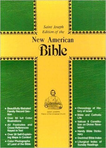 NABRE St. Joseph Edition Personal Size Bible-Brown Bonded Leather