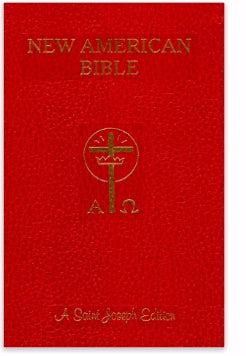 NABRE St. Joseph Edition Giant Type Bible-Red Imitation Leather