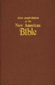 NABRE St Joseph Gift Edition Medium Size Bible-Brn