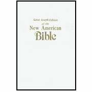 NABRE St. Joseph Edition Medium Size Gift Bible-White Imitation Leather