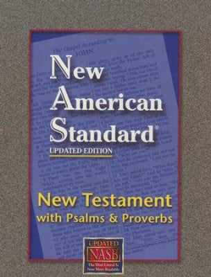 NASB New Testament w/Psalms And Proverbs-Black Bonded Leather