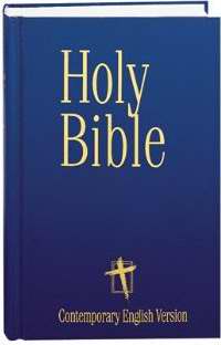CEV Easy Reading Bible/Large Print-Blue Hardcover