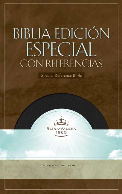 Span-RVR 1960 Special Reference Bible-Black Bonded Leather