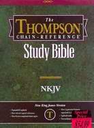 NKJV Thompson Chain-Reference Bible-Burgundy Bonded Leather