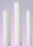 Candle-Altar Candle 15" x 1 1/8"-Stearic Molded Plain End (Pack Of 12) (Pkg-12)