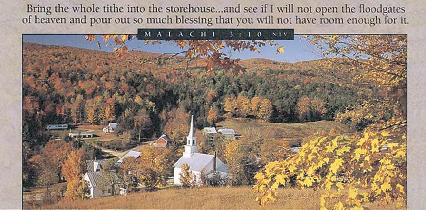 Offering Envelope-Church Malachi 3:10 (4 Color) (Bill-Size) (Pack Of 100) (Pkg-100)