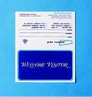 Visitor Card-Welcome Visitor (#WV-7) (Pack of 100) (Pkg-100)