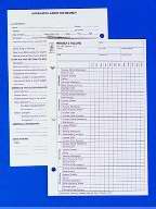Form-Sunday School Member Report (3-Hole Punched) (Form 105-S) (Pack of 100) (Pkg-100)