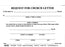 Form-Request For Church Letter Two-Part Snap-Out (Form RCS) (Pack of 100) (Pkg-100)